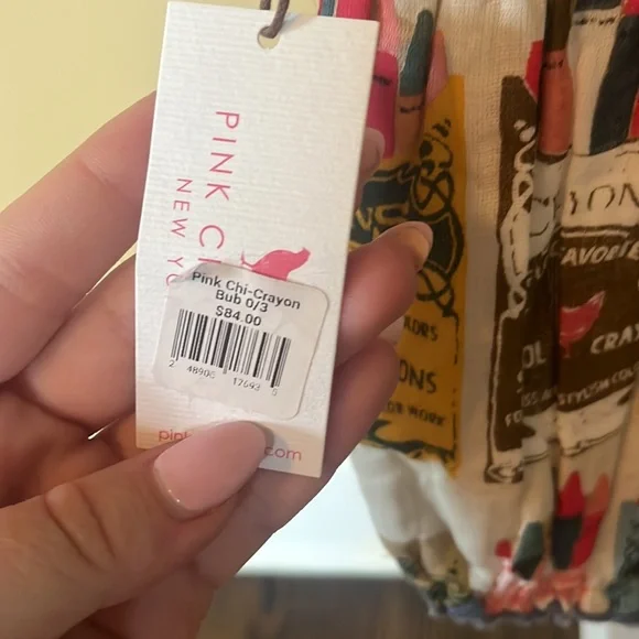 Adorable colorful pink chicken crayon bub!! - Picture 3 of 3